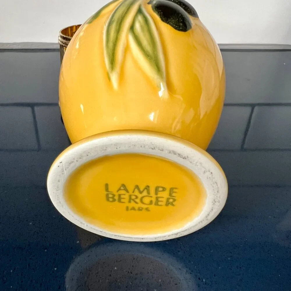 Vintage Lampe Berger Paris Olive Branch Fragrance Diffuser & Bag